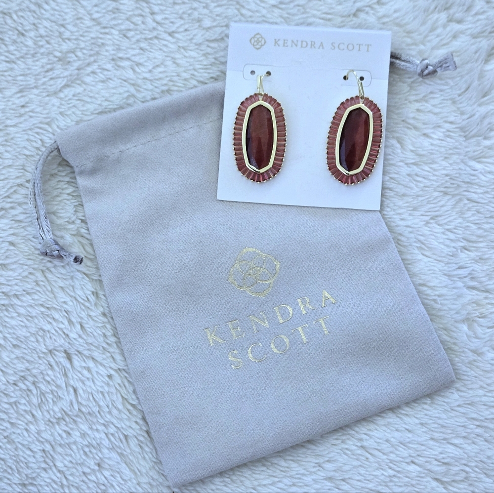 Kendra Scott "Baguette Elle" Drop⬇️ Earrings - Picture 12 of 16